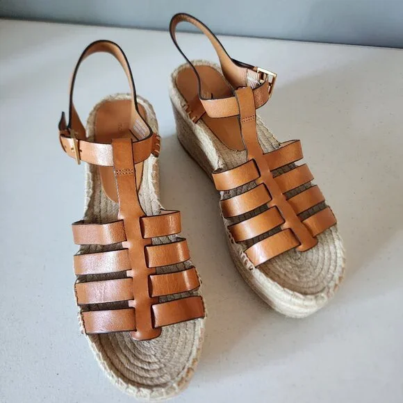 Tory Burch Wedge "EUC" - Picture 2 of 16